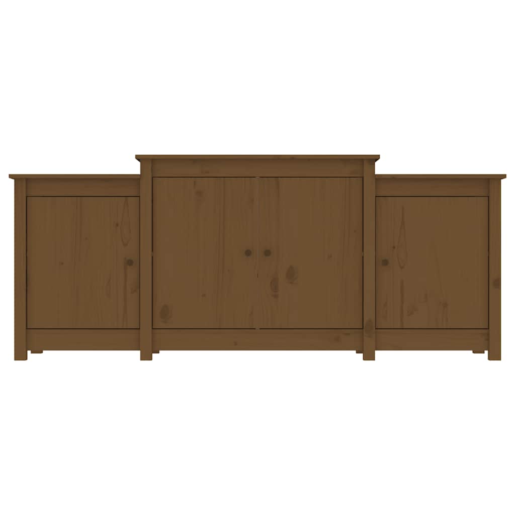 Skjenk Honningbrun 164x37x68 cm heltre furu