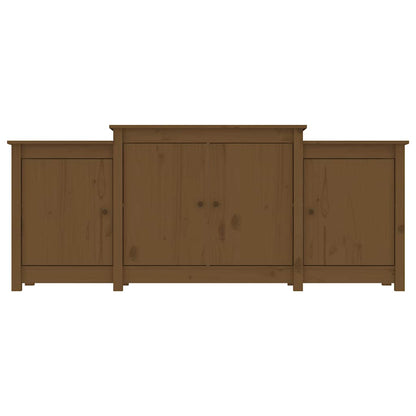 Skjenk Honningbrun 164x37x68 cm heltre furu
