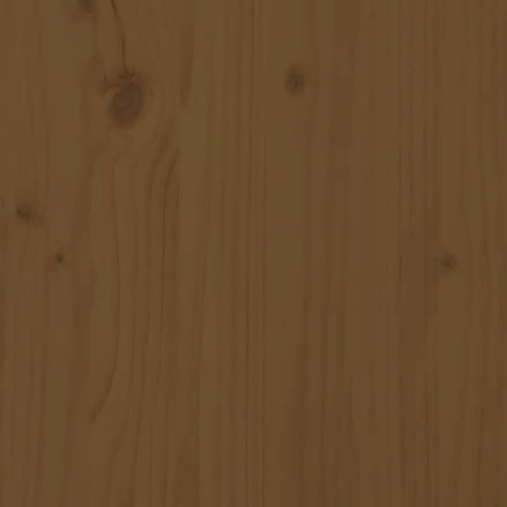 Skjenk Honningbrun 164x37x68 cm heltre furu