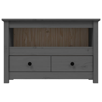 TV-Møbel Grå TV-benk 79x35x52 cm heltre furu