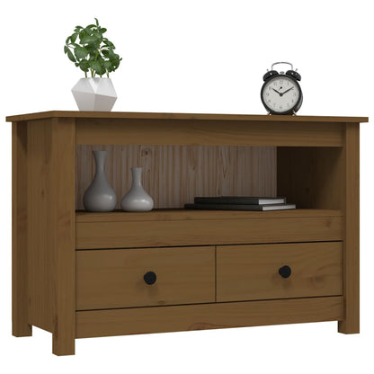 TV-Møbel Honningbrun TV-benk 79x35x52 cm heltre furu