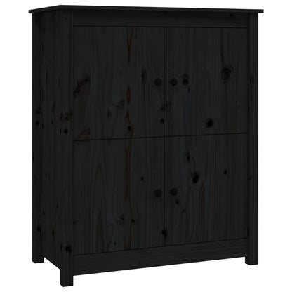 Skjenk Svart 83x41,5x100 cm heltre furu