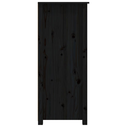 Skjenk Svart 83x41,5x100 cm heltre furu