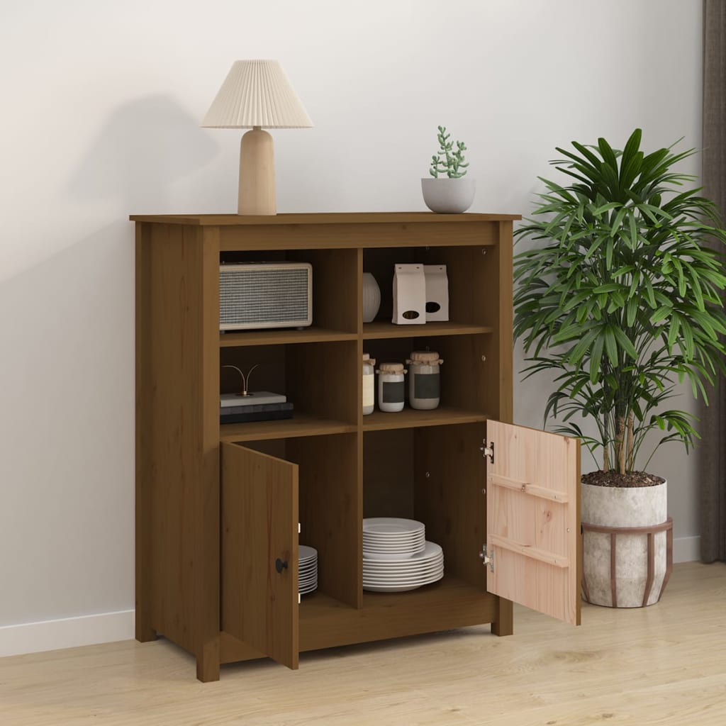 Skjenk Honningbrun 83x41,5x100 cm heltre furu