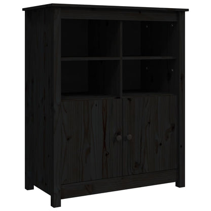 Skjenk Svart 83x41,5x100 cm heltre furu