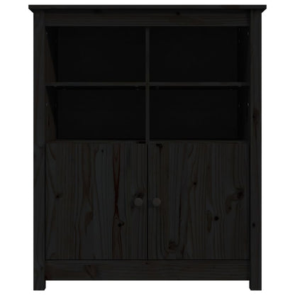 Skjenk Svart 83x41,5x100 cm heltre furu