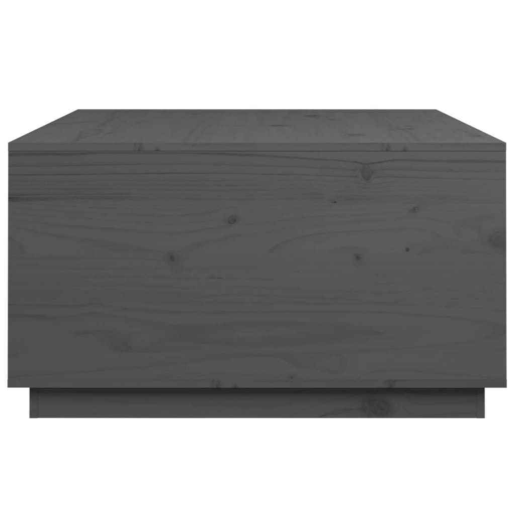 Salongbord Sofabord Grå 80x80x45 cm heltre furu