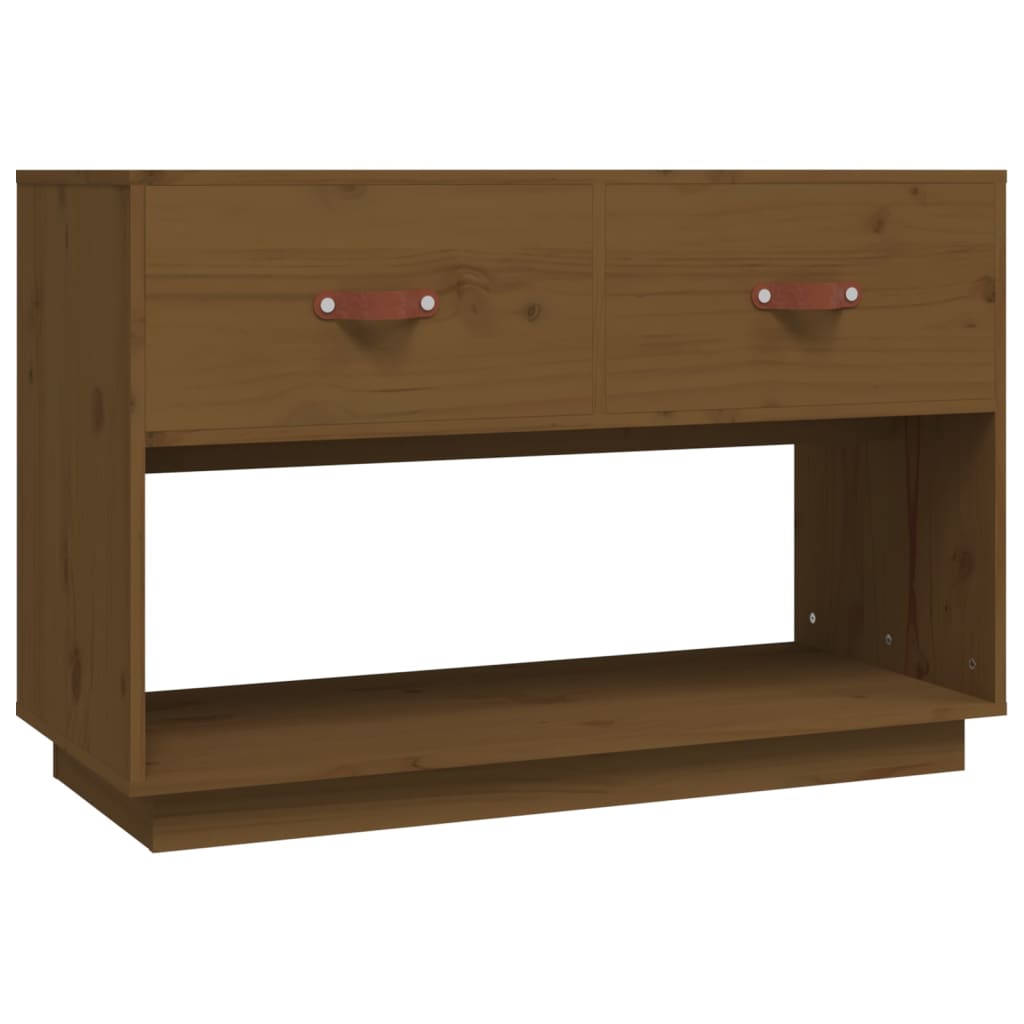 TV-Møbel Honningbrun TV-benk 90x40x60 cm heltre furu