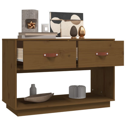 TV-Møbel Honningbrun TV-benk 90x40x60 cm heltre furu
