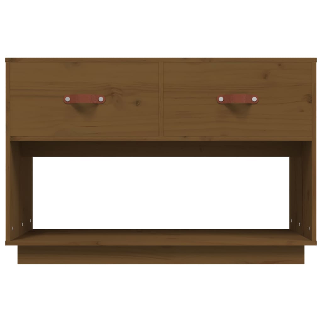 TV-Møbel Honningbrun TV-benk 90x40x60 cm heltre furu