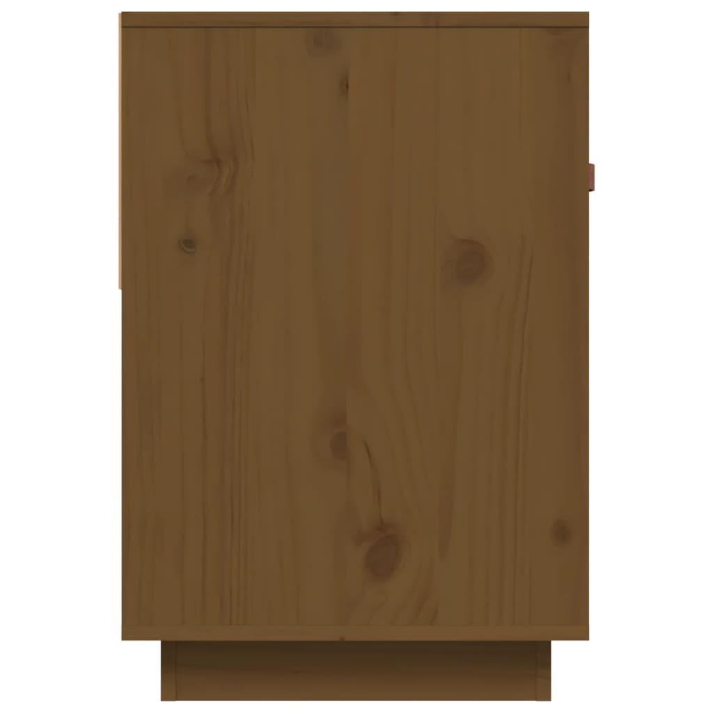 TV-Møbel Honningbrun TV-benk 90x40x60 cm heltre furu