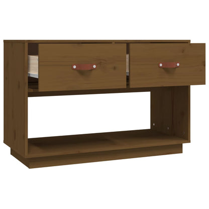 TV-Møbel Honningbrun TV-benk 90x40x60 cm heltre furu