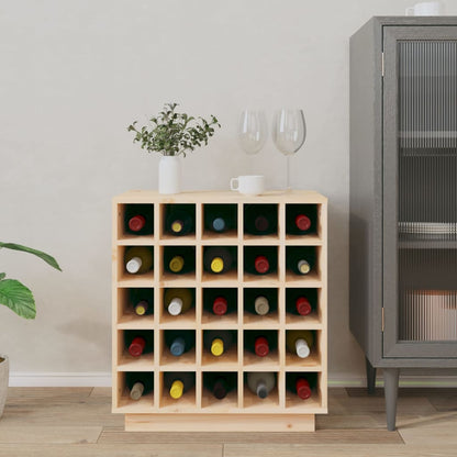 Vinstativ Vinhylle 55,5x34x61 cm heltre furu