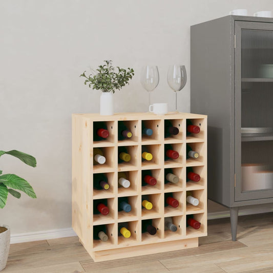 Vinstativ Vinhylle 55,5x34x61 cm heltre furu