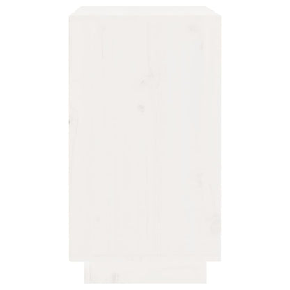 Vinstativ Vinhylle Hvit 55,5x34x61 cm heltre furu