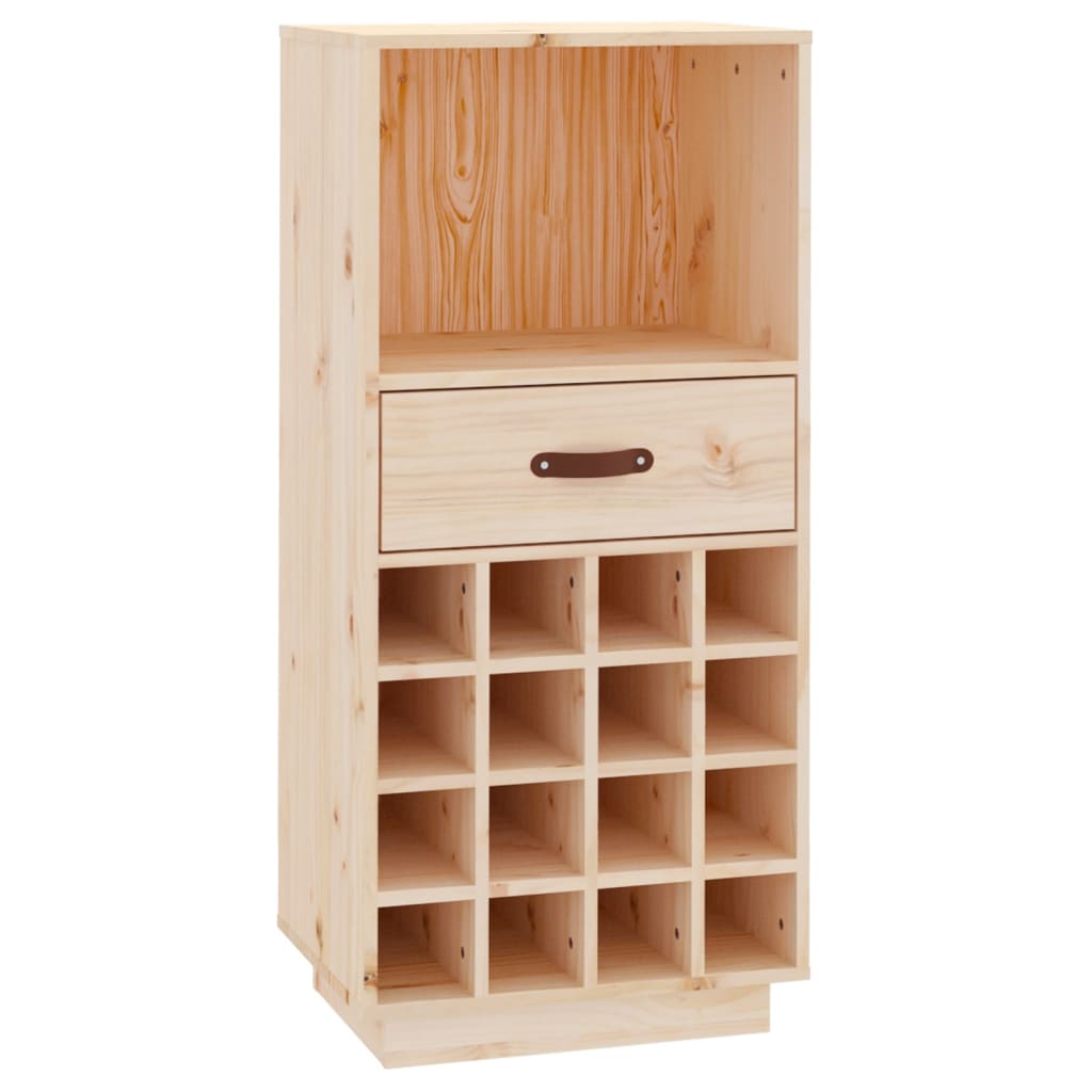 Vinstativ Vinhylle 45x34x100 cm heltre furu