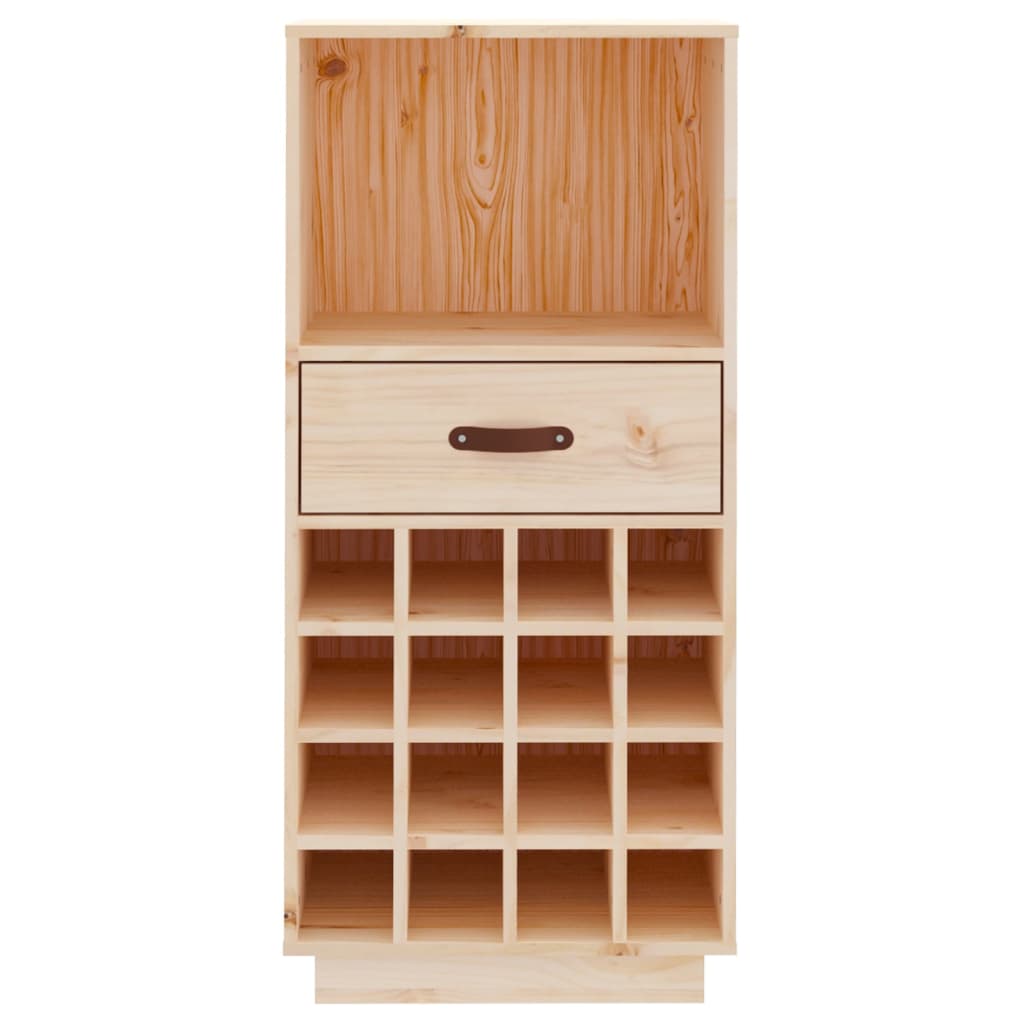 Vinstativ Vinhylle 45x34x100 cm heltre furu