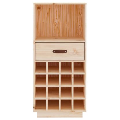 Vinstativ Vinhylle 45x34x100 cm heltre furu