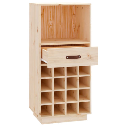 Vinstativ Vinhylle 45x34x100 cm heltre furu