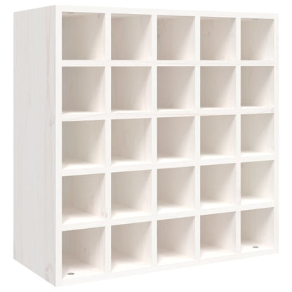 Vinstativ Hvit 56x25x56 cm heltre furu