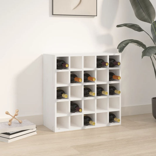Veggskap hvit 56x25x56 cm heltre furu