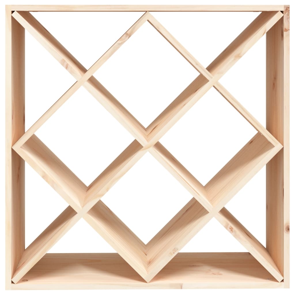 Vinstativ Vinhylle 62x25x62 cm heltre furu