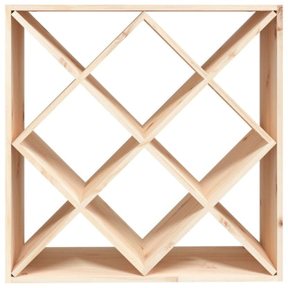 Vinstativ Vinhylle 62x25x62 cm heltre furu