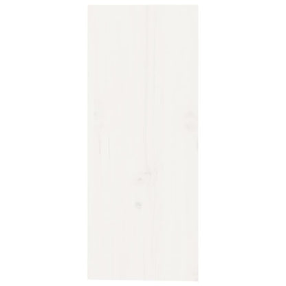 Vinstativ Vinhylle Hvit 62x25x62 cm heltre furu