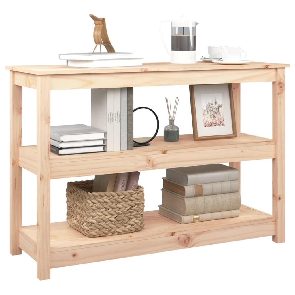 Avlastningsbord konsollbord Tre 110x40x74 cm heltre furu