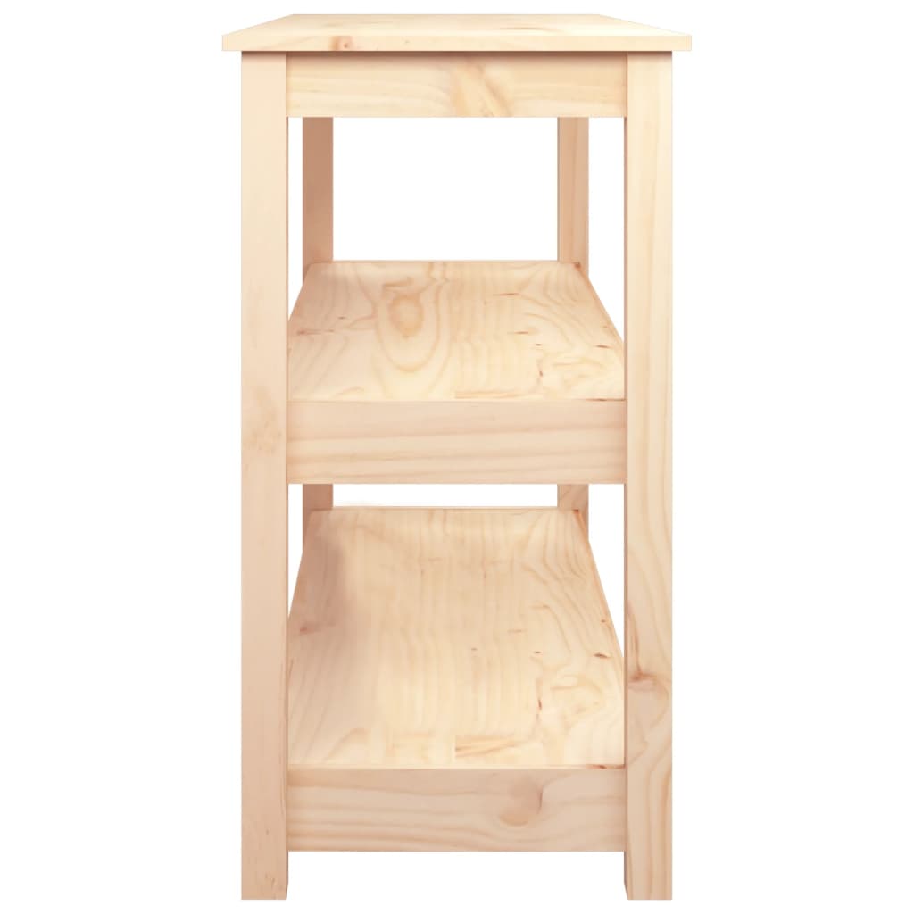 Avlastningsbord konsollbord Tre 110x40x74 cm heltre furu