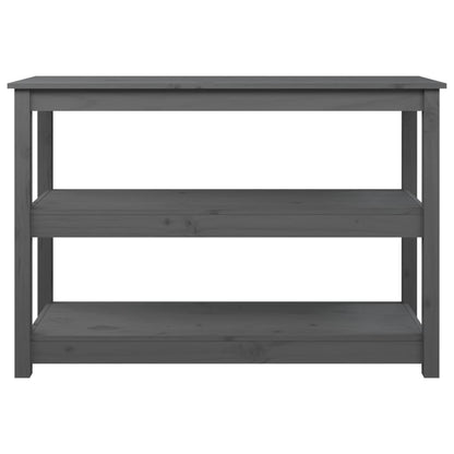 Avlastningsbord konsollbord Grå 110x40x74 cm heltre furu