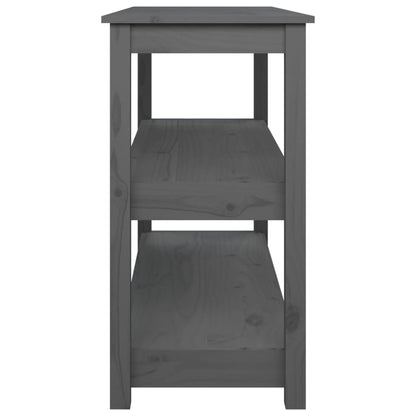 Avlastningsbord konsollbord Grå 110x40x74 cm heltre furu