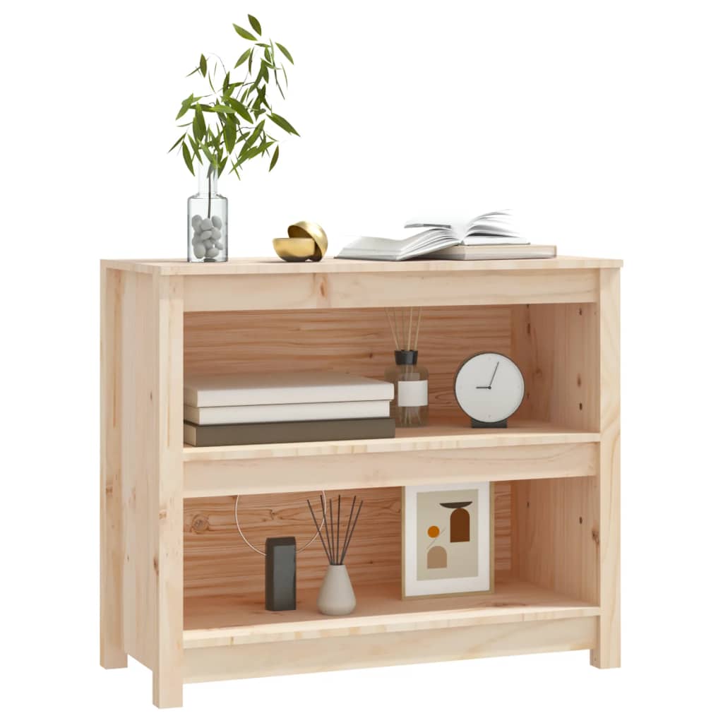Bokhylle Tre 80x35x68 cm heltre furu