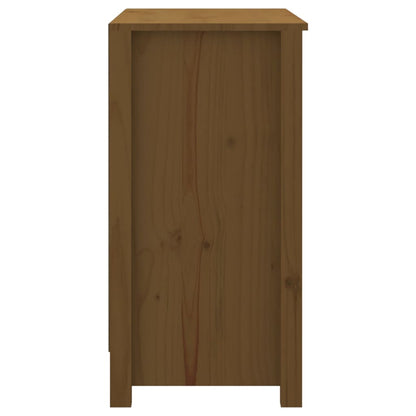Bokhylle Honningbrun 80x35x68 cm heltre furu
