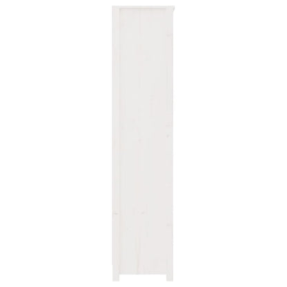 Bokhylle Hvit 80x35x154 cm heltre furu