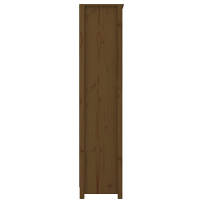 Bokhylle Honningbrun 80x35x154 cm heltre furu