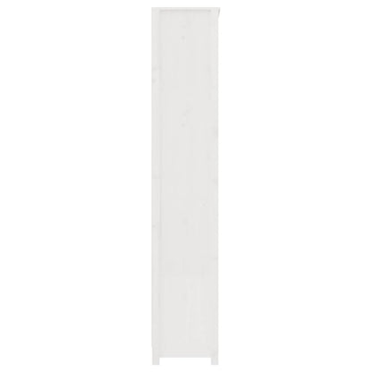 Bokhylle Hvit 80x35x183 cm heltre furu