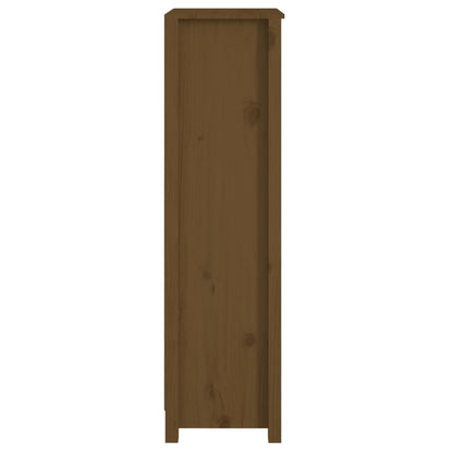 Bokhylle Honningbrun 50x35x125,5 cm heltre furu