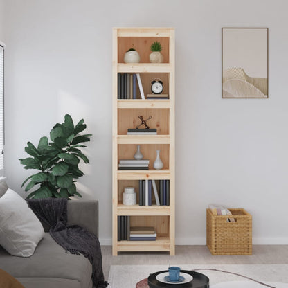 Bokhylle Tre 50x35x183 cm heltre furu