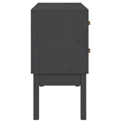 Kommode Grå 90x40x78 cm heltre furu