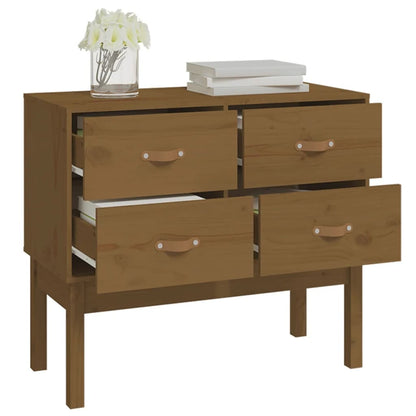 Kommode Honningbrun 90x40x78 cm heltre furu