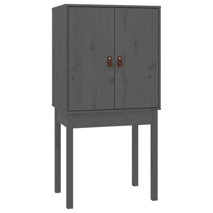 Skap Grå 60x40x120 cm heltre furu