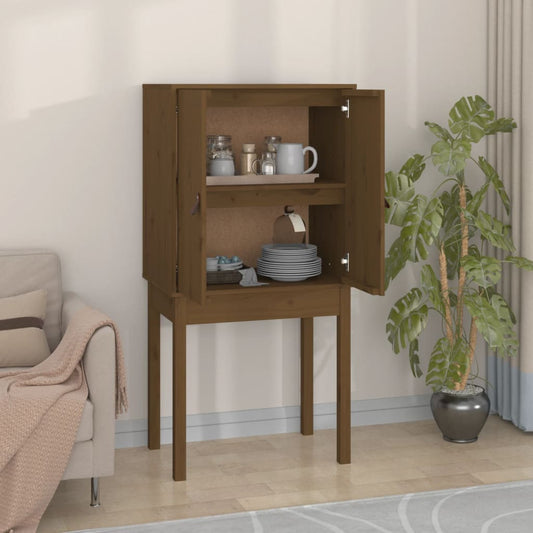 Skap Tre Honningbrun 60x40x120 cm heltre furu