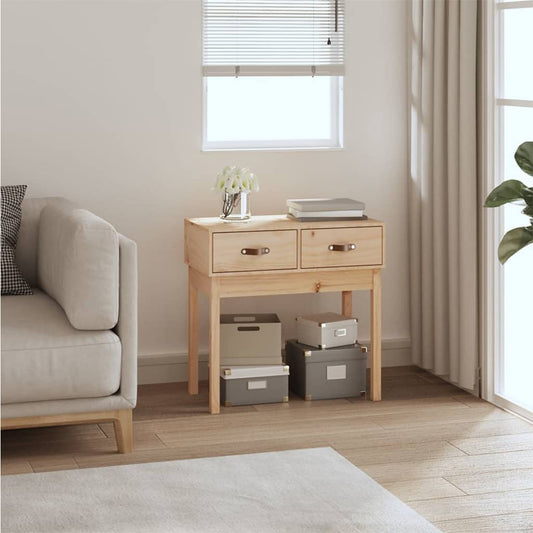 Avlastningsbord Konsollbord Tre 76,5x40x75 cm heltre furu
