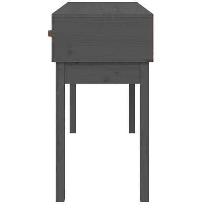 Avlastningsbord Konsollbord Grå 114x40x75 cm heltre furu