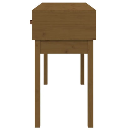 Avlastningsbord Konsollbord Tre Honningbrun 114x40x75 cm heltre furu