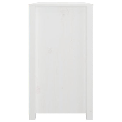 Kommode Hvit 100x40x72 cm heltre furu