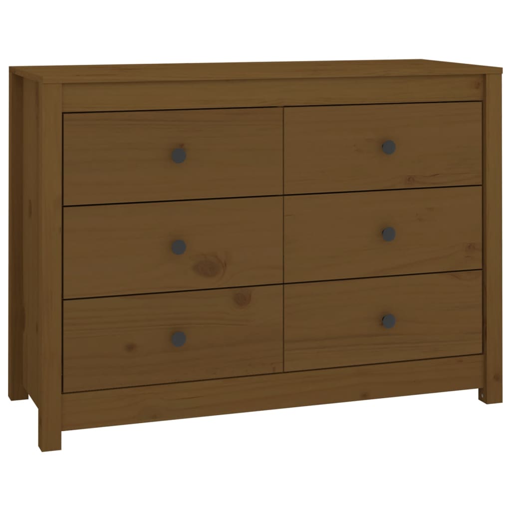 Skap Brun honningbrun 100x40x72 cm heltre furu