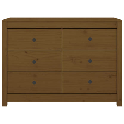 Skap Brun honningbrun 100x40x72 cm heltre furu