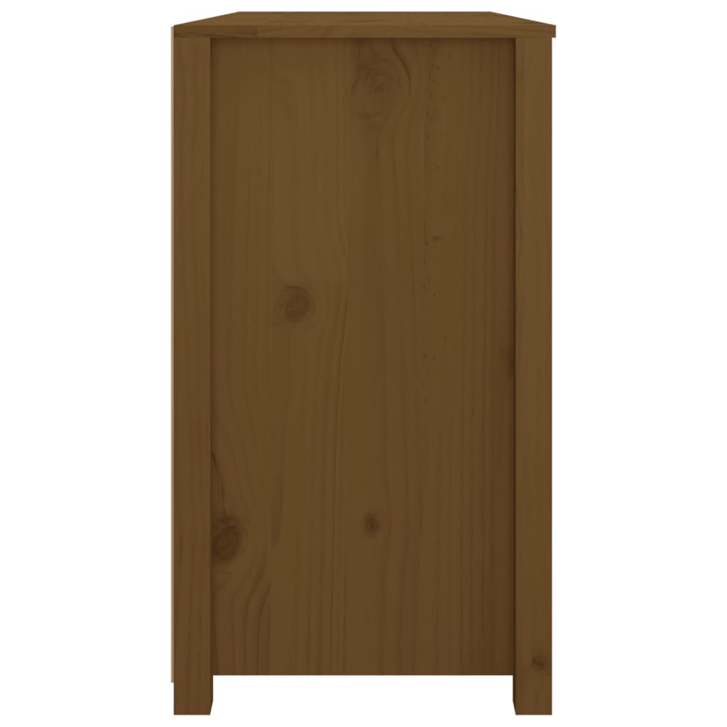 Skap Brun honningbrun 100x40x72 cm heltre furu